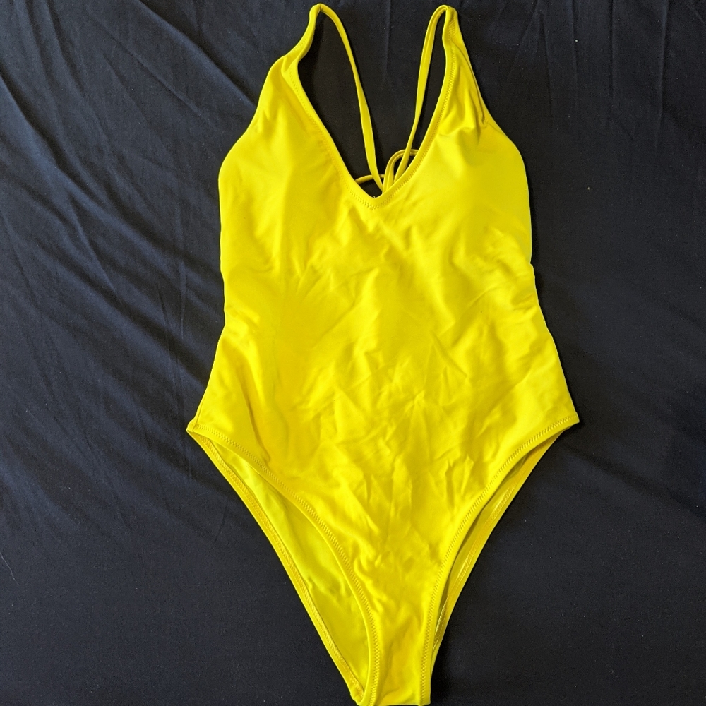 2/$20 Yellow One Piece Swimsuit